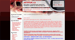 Desktop Screenshot of evyfuk.cz
