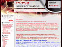 Tablet Screenshot of evyfuk.cz